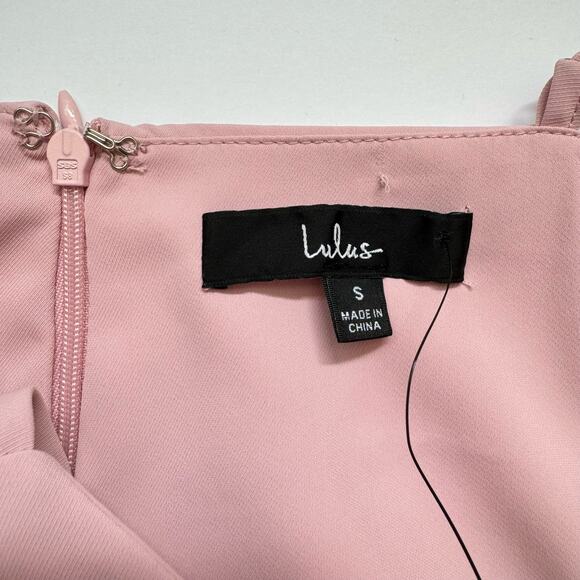 Lulus Forever Your Girl Mauve Pink Bodycon Dress Women's Small NWT - Picture 9 of 10
